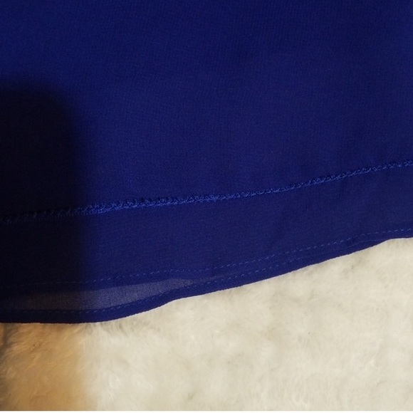 Zara Royal Blue A Line Top - Picture 5 of 5